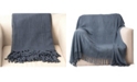 Battilo Home Cable Knit Woven Luxury Tasseled Ends Throw&nbsp;50" X 60"